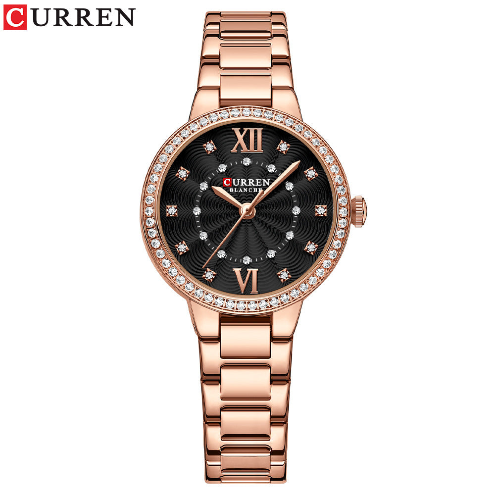 Ladies Watch Fashion Steel Band Watch Casual Ladies Watch
